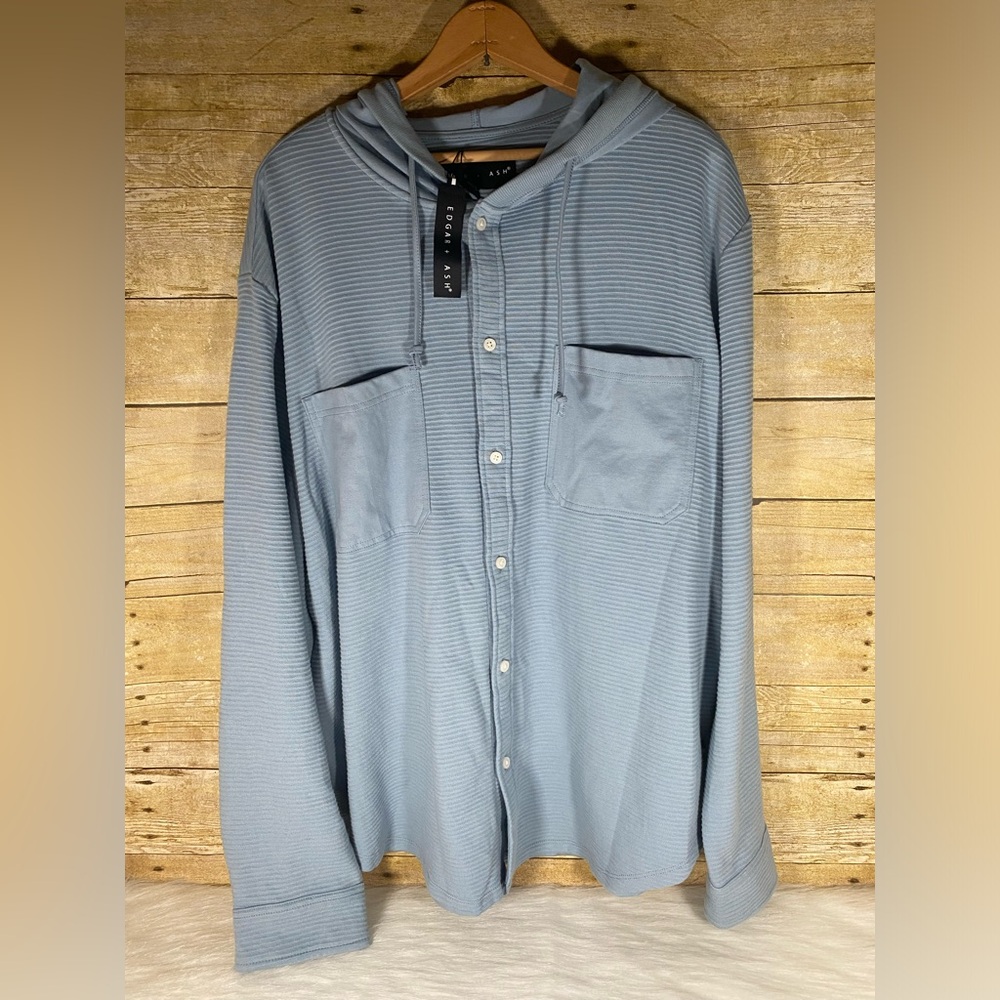 Edgar And Ash Men's Hooded Shirt.